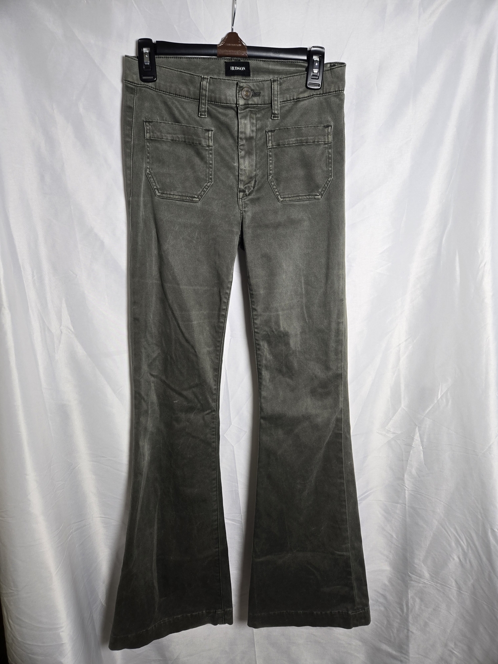 Hudson Jeans Olive Bootcut Flare Pants 28